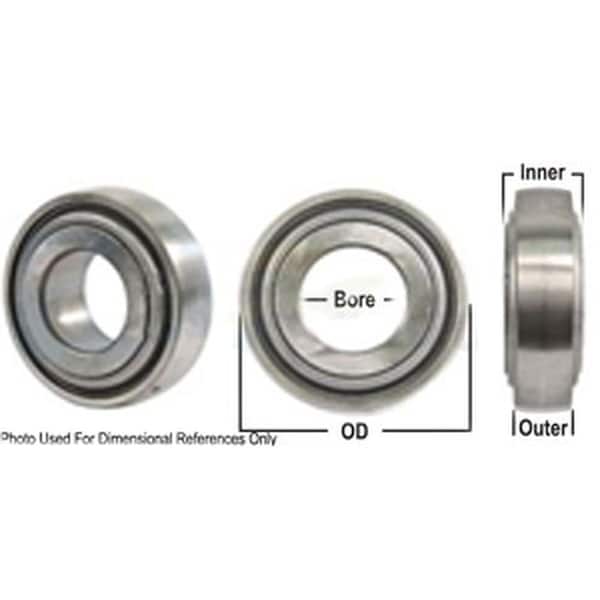 Aftermarket Disc Bearing Spherical, Round Bore, PreLube A-W209PPB4-I-AI - main